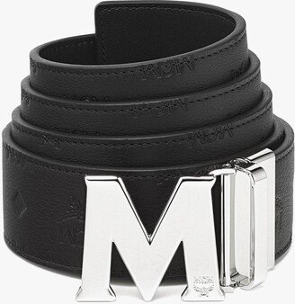 Claus M Reversible Belt 1.75” in Embossed Monogram Leather