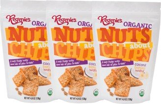Regenie's Coconut Banana Walnut, Nuts about Chips, pack of 3