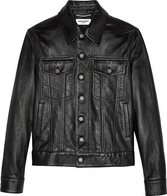 Lambskin Denim Jacket