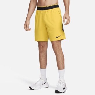 Men's Dri-FIT Flex Rep Pro Collection 8 Unlined Training Shorts in Yellow