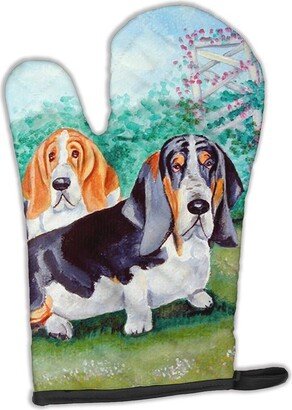 Basset Hound Double Trouble Oven Mitt