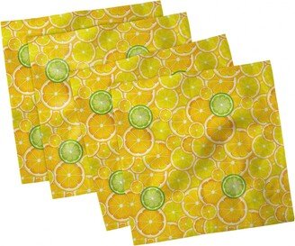 Citrus Slices Set of 4 Napkins, 12