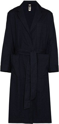 Flannel Belted Bathrobe