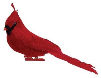 Mini Feathered Cardinal Clip - 1.5