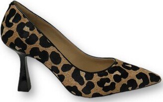 Leopard-Printed Pointed Toe Pumps