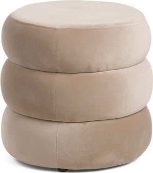 TJMAXX Triss Velvet Ottoman