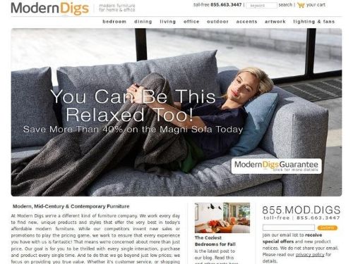 Modern Digs Promo Codes & Coupons
