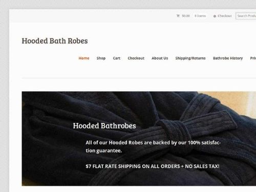 Hoodedbathrobes.com Promo Codes & Coupons