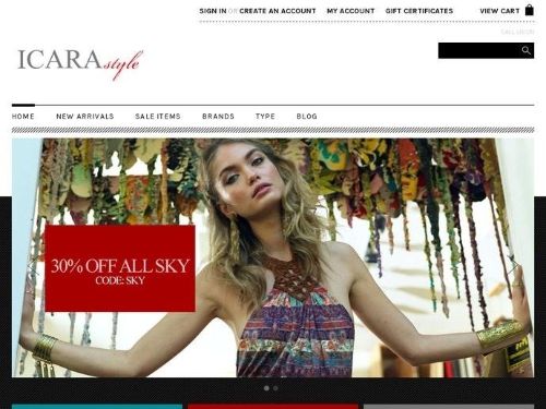 Icara Style Promo Codes & Coupons