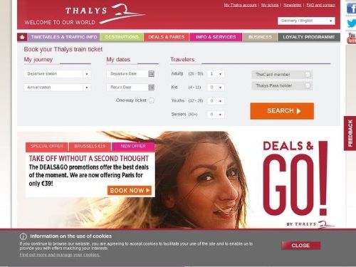 Thalys Promo Codes & Coupons