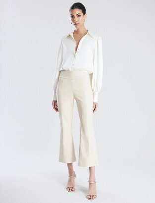 Faux Leather Crop Pant-AA