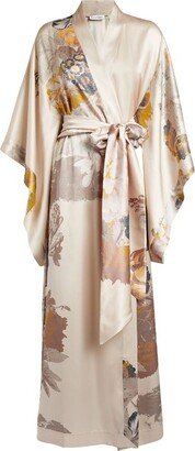 Silk Butterfly Long Robe