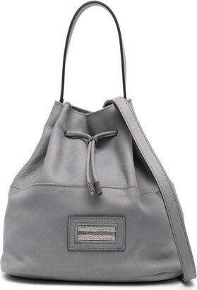 Genune leather bucket bag