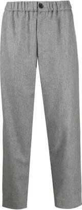 Straight-Leg Wool Trousers-AN