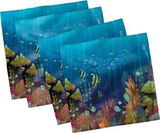 Under the Sea Set of 4 Napkins, 12 x 12