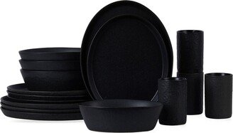 Stone by Mercer Project Stone Lain By Mercer Project Katachi 16Pc Stoneware Dinnerware Set-AA