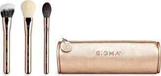 3-Piece Bloom Glow Brush Set