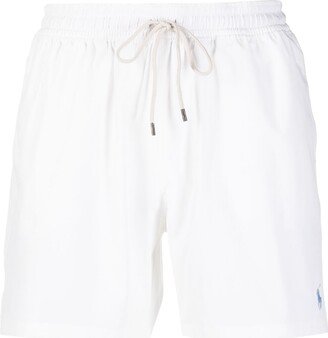 Logo-Patch Elasticated Swim Shorts