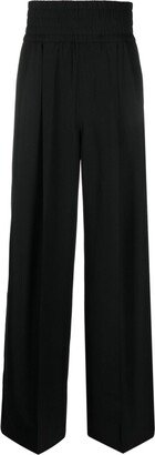 LGN LOUIS GABRIEL NOUCHI High-Waisted Wide-Leg Trousers-AA