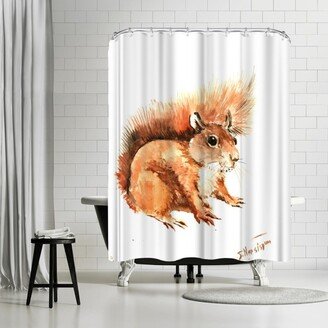 71 x 74 Shower Curtain, Squirrel by Suren Nersisyan