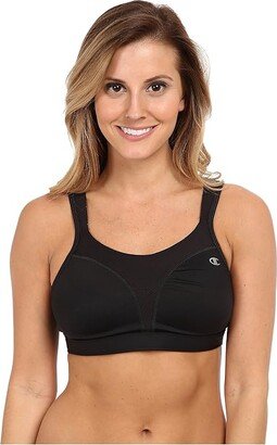 Spot Comfort(r) Full-Support Sports Bra (Black) Women's Bra