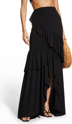 Leonarda Tiered Coverup Maxi Skirt