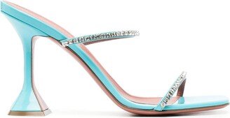 Gilda 95mm iridescent-glitter mules-AA