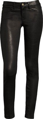 Le Skinny de Jeanne Mid-Rise Leather Pants
