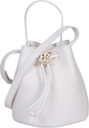 Tb Leather Bucket Bag