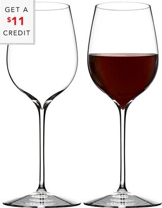 Set Of 2 Elegance Pinot Noir Wine Glasses With $11 Credit