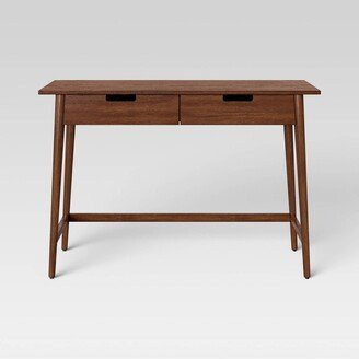 Ellwood Wood Writing Desk with Drawers