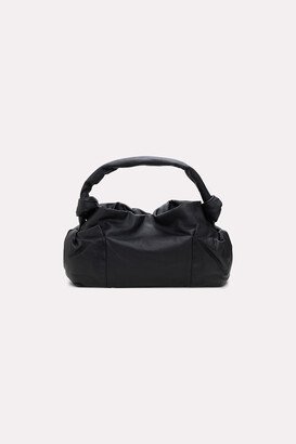 Knotted Handle Leather Tote