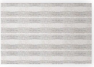 Holli Zollinger LINEN STRIPE RUSTIC Large Looped Vinyl Welcome Mat