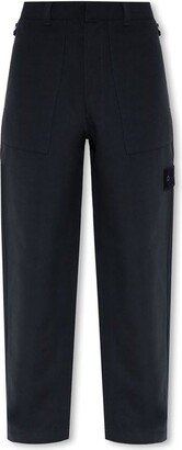 Compass Patch Straight-Leg Pants-AA