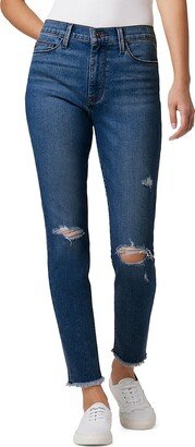 Natalie Mid Rise Super Skinny Ankle Jeans