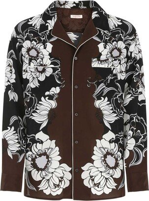 Graphic Printed Long-Sleeved Shirt-AA