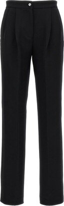 Logo Detailed Straight Leg Pants-AC