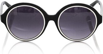 Black Acetate Women's Sunglasses-AA