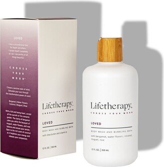 Lifetherapy Loved Body Wash Bubbling Bath, 12 Fl Oz