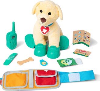 Lets Explore Ranger Dog Plush with Search And Rescue Gear