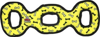 Tuffy Ultimate 3WayTug Yellow Bone, Dog Toy