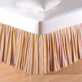 Celine Stripes Twin Bed Skirt Drop Length: 18 inches