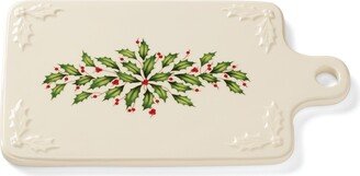 Holiday Cheeseboard - Red Green And Ivory