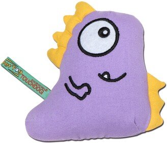 Cartoon Monster Plush Dog Toy - Purple-AA