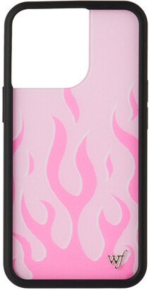 Wildflower Cases Pink Flames iPhone 13 Pro Case