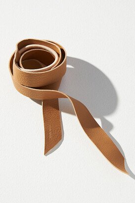 Corinne Long Leather Band Hair Tie-AA