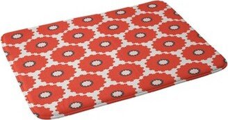 Holli Zollinger Coral Pop Memory Foam Bath Mat