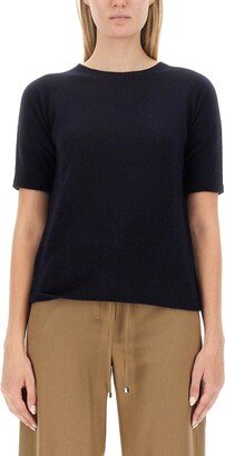 'S Max Mara Crewneck Short-Sleeved Jumper-AD