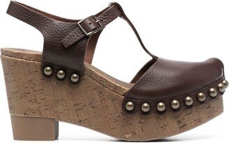 Gem-Detail 100mm Cork-Platform Sandals