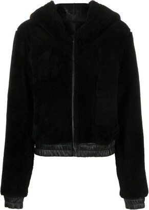 Hooded Shearling Jacket